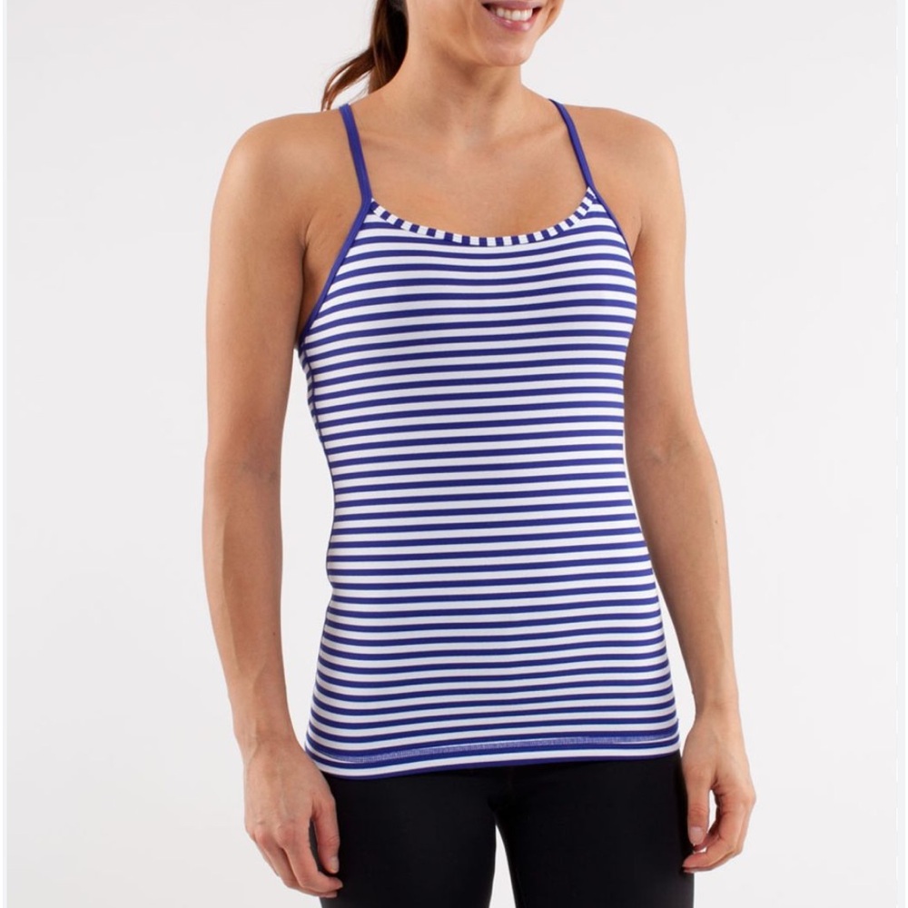 Lululemon stripped top, size 4